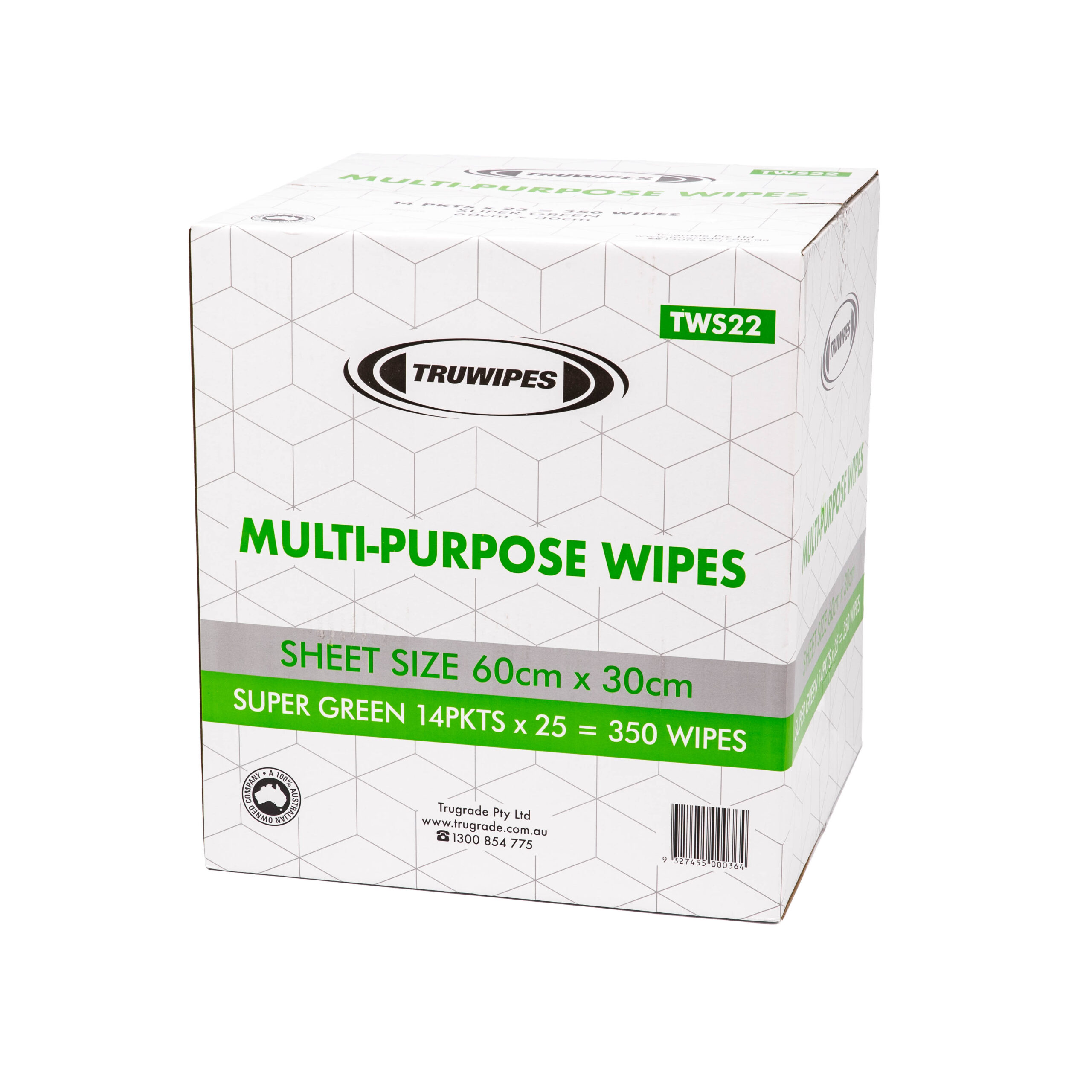 Multipurpose Super Duty Green Wipes 60cm x 30xm - Image 2