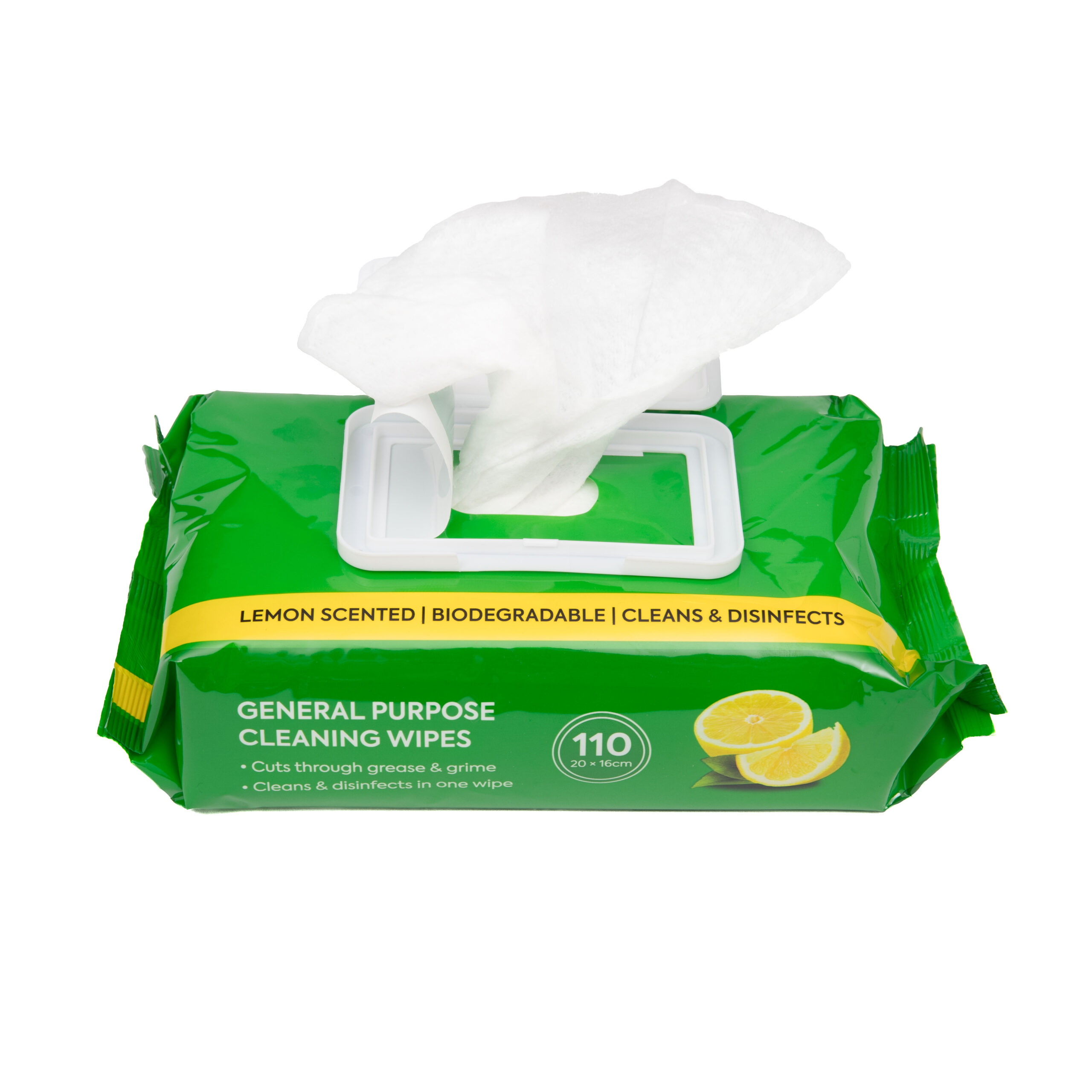 Disinfectant Biodegradable Wipes 20cm x 16cm - Image 2