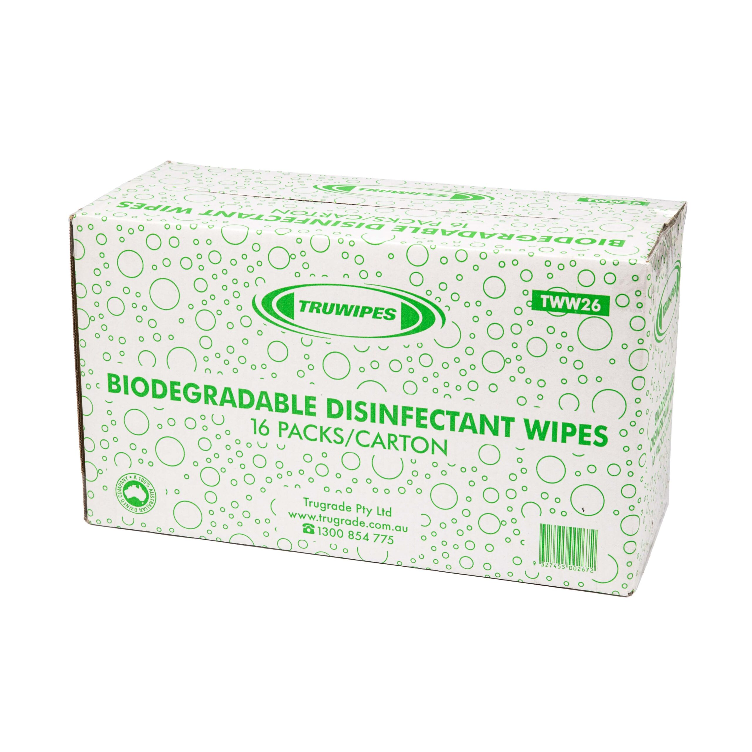 Disinfectant Biodegradable Wipes 20cm x 16cm - Image 3
